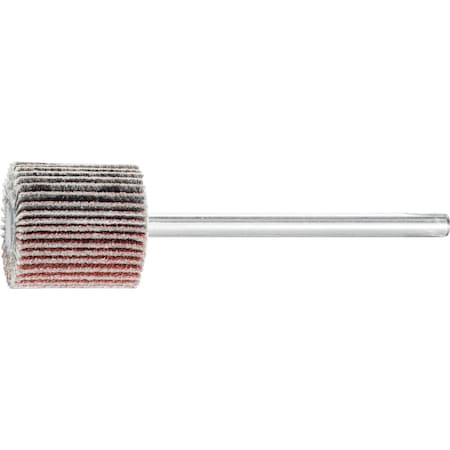 Pferd 5/8" x 5/8" Mini Mounted Flap Wheel - 1/8" Shank - Aluminum Oxide 120 Grit 45100